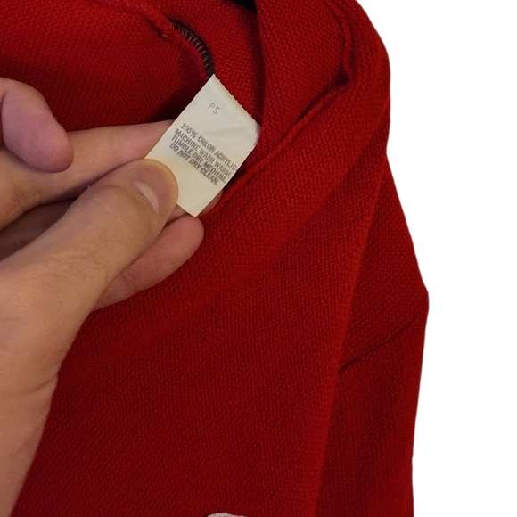 Vintage Izod Lacoste Vibrant Red Cardigan Size L - Picture 5 of 5